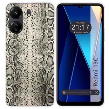 Funda de Silicona para Xiaomi Redmi 13C con Diseño de Animales 01
