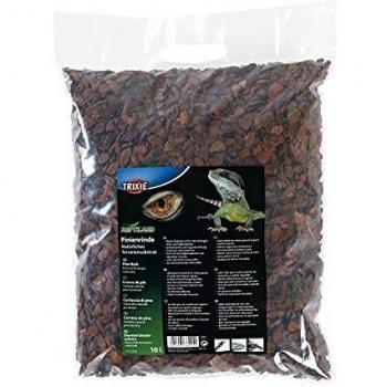 Trixie 76141 Natural Pinewood Bark Bedrock Granulate 10 L