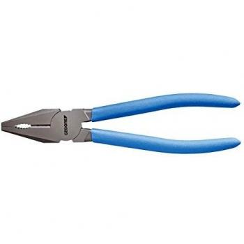 Alicate universal GEDORE 8245-180 TL - 180 mm, alta calidad, fabricado en acero al carbono, tratamiento térmico para mayor durabilidad, mangos ergonómicos para mejor agarre y comodidad