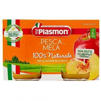 Plasmon Papilla Melocotón/Manzana 2x104g