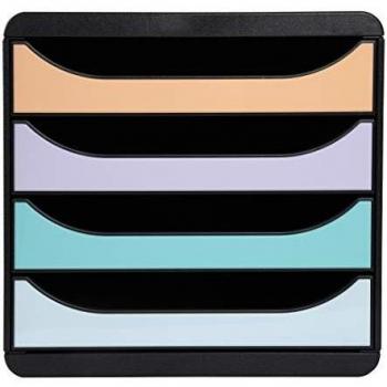 Exacompta 3104296D BIG-BOX - Acuario, color negro y pastel