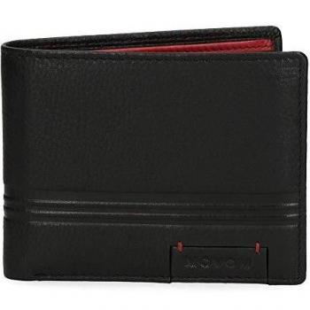 Movom Tablet Cartera Horizontal con Monedero Negro 11x8,5x1 cms Piel
