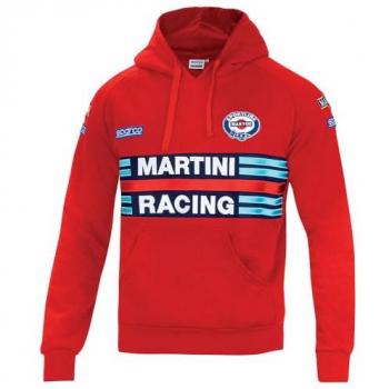 Sudadera con Capucha Roja Hombre Sparco Martini Racing Talla L