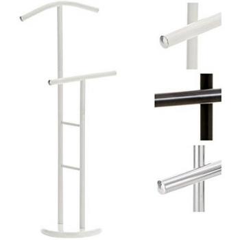 Galán de Noche Raymon Blanco con Percha y Barra para Pantalones Metal Blanco