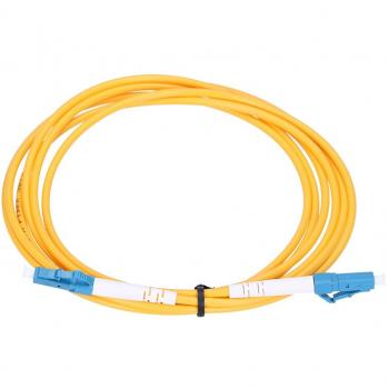 Cable de fibra óptica Extralink LC FTTH G.652D Amarillo 1m