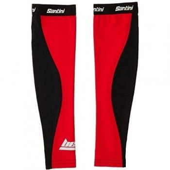 Santini Fashion FS 680 BETA - Santini Beta Windstopper Armwarmers Red/Black Medium/Large