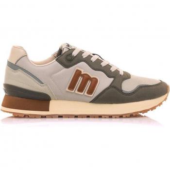 MTNG Mustang Joggo Classic Zapatillas Deportivas para Hombre Gris con Cierre de Cordones y Puntera Redonda