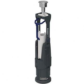 Geberit - Mecanismo De Descarga Geberit Serie 240, Doble Descarga, Recambio De Roca: Cromado Brillante