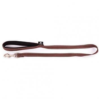 Correa de neopreno y nylon para perro Martin Sellier marrón 1,5x100 cm
