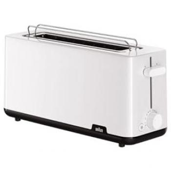 Tostadora de Ranura Larga Braun HT1110WH 1030 W Blanca