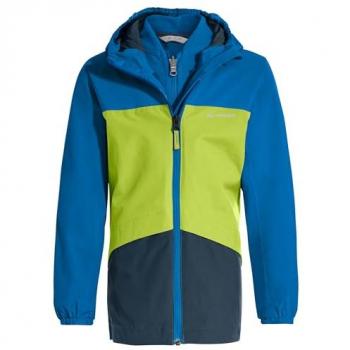 Vaude Chaqueta Desmontable Escape 3in1 Azul Impermeable para Niño (Talla 122/128)