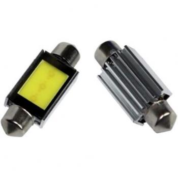 kmhs 361 W - Blanco C5 W festón 36 mm con 1 SMD Power LED para matrícula, 022, para maletero, iluminación Puerta, fussraumbeleuchtung,