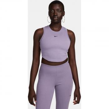 Camiseta de Mujer Nike Sportswear Esenciales Gris Violeta