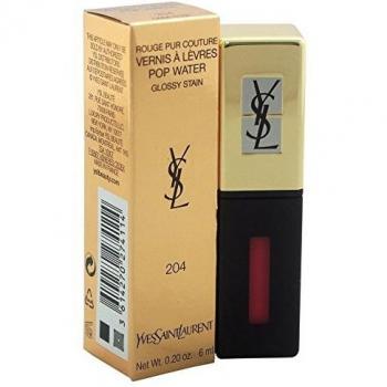 Yves Saint Laurent Rouge Pur Couture Pop Water Brillo de Labios Tono 204 Onde Rose - 6 ml
