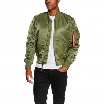 Alpha Industries MA-1 VF 59 Slim Fit Bomber Jacket in Sage Green