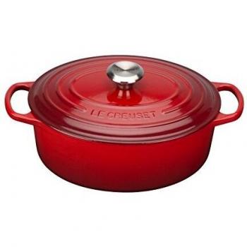 Le Creuset Signature Oval Dutch Oven 40cm Cherry Red