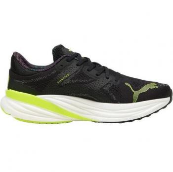 Puma Magnify Nitro 2 Psychedelic Rush Men's Neutral Running Shoe - Black, Lime, Size 46