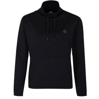 Dare2b Women's Lexan Black Fleece Hoodie with Kangaroo Pocket, Size 20