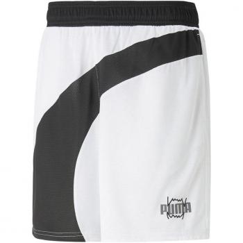 Pantalón Corto De Baloncesto Puma Flare Hombre White/Black