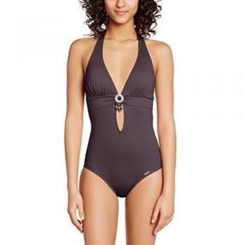 Banana Moon DREAMY SWAMIS - Traje de baño de una pieza para mujer, Braun - Marron