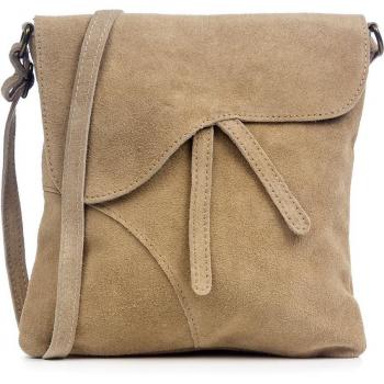 Bolso Bandolera Ulfa de Piel Gamuza para Mujer - Hecho en Italia, Vera Pelle Italiana