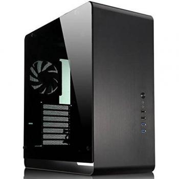 Jonsbo UMX4 Ventana Midi-Tower, Vidrio Templado, Color Negro