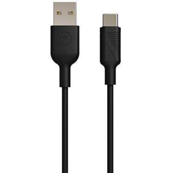 muvit for change Cable USB a Tipo C 3A 1.2m Negro
