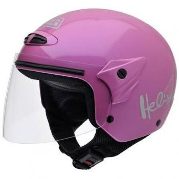 Casco Jet NZI Helix II Junior Rosa Brillante Talla L 52-53