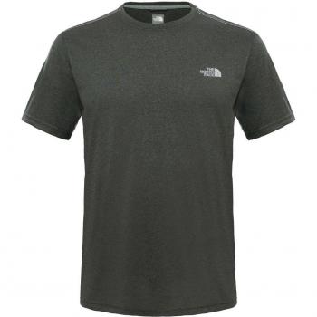 North Face M Reaxion Amp Crew - EU - Camiseta de manga corta para hombre, color gris, talla L