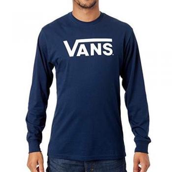 Vans_Apparel Herren Classic LS T-Shirt, Blau