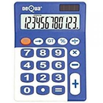Calculadora Dequa 12 dígitos Azul