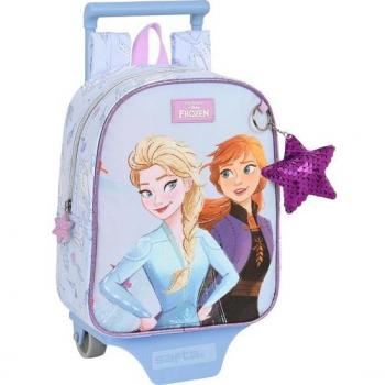 Mochila Escolar con Carro Safta 232 + 805 Frozen Believe