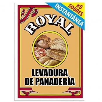 Royal Levadura de Panadería Instantánea en Formato Polvo 5 Sobres, 27.5g