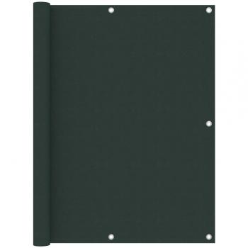 Toldo para balcón Día y Noche tela oxford verde oscuro 120x500 cm