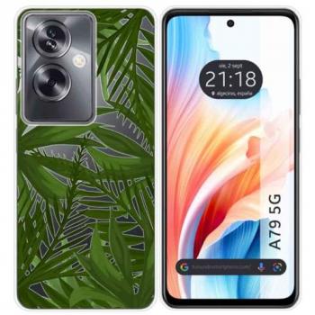 Funda Silicona Transparente Jungla para Oppo A79 5G