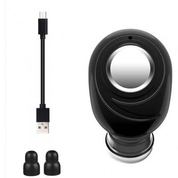 Auriculares inalámbricos Bluetooth V5.0 deportivos impermeables con micrófono y caja de carga para iPhone y Android