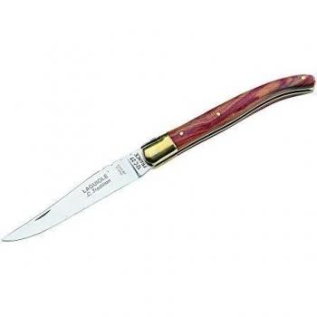 LAGUIOLE 12C27 - Cuchillo de Acero con Mango de Madera de rosal