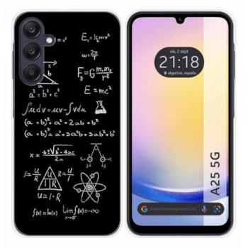 Funda de Silicona para Samsung Galaxy A25 5G con Diseño de Fórmulas y Dibujos