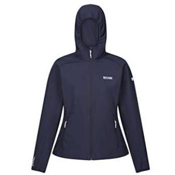 Regatta Women's Arec III Softshell Jacket, Water-repellent, Navy, Size: 16