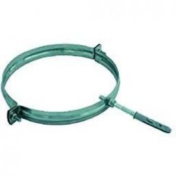 Abrazadera de tubo de acero inoxidable AISI 304, 8 cm, con anclaje y accesorios incluidos