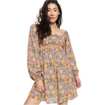 Vestido Mini Roxy Coastal Sound en color Rootbeer