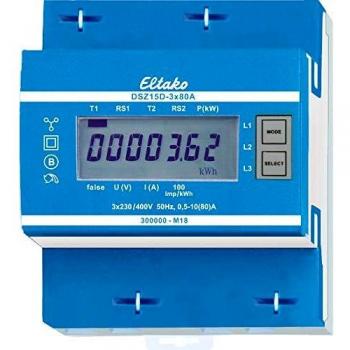 Contador trifásico MID calibrado Medidor directo de kilovatioshora 10A DSZ15D3x80A MID