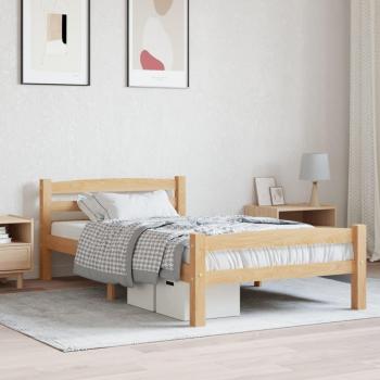 Estructura de cama Día y Noche de madera maciza de pino 90x200 cm