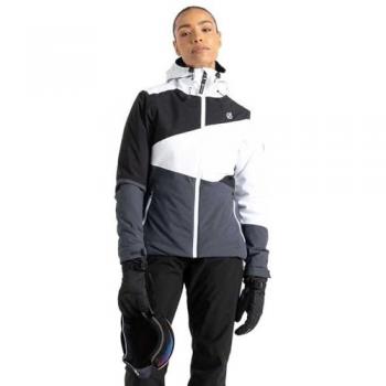 Dare2b Chaqueta Ice Hood Gris - Chaqueta de invierno, color gris, con capucha, impermeable y transpirable, aislamiento térmico, diseño ligero y cómodo, ideal para actividades al aire libre