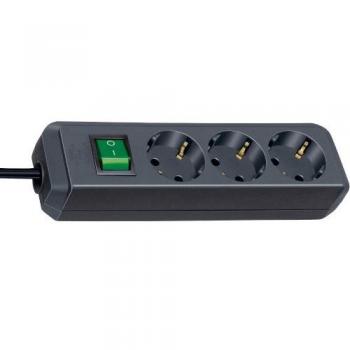Brennenstuhl Eco-Line regleta de enchufes con 3 tomas de corriente