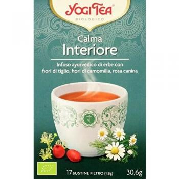 Yogi Tea - Relax, Infusión Ayurvédica de Hierbas con Flores de Tila, Flores de Manzanilla y Rosa Canina - 17 Bolsitas, 30,6g