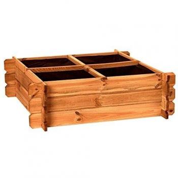 Catral 31090014 - Huerto urbano Seed 80, 30 x 80 x 80 cm, madera de pino