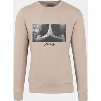 Mister Tee Pray Darksand Crewneck Sweatshirt for Men