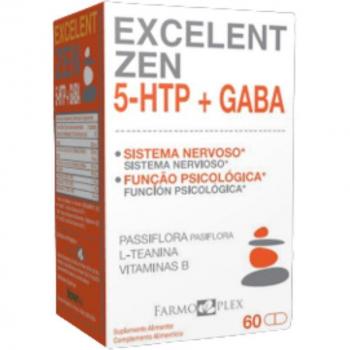 Farmoplex Excellent Zen 5-HTP + GABA – 60 Cápsulas