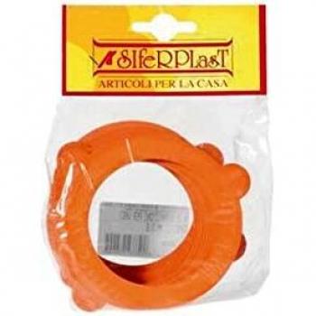 HOME Juntas para macetas, 3 mm, Blister de 10 Unidades, Naranja